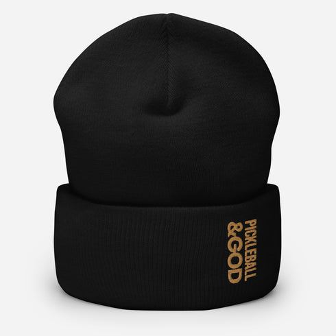 Pickleball &GOD Zest Cuffed Beanie
